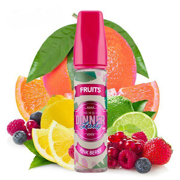 جویس دینرلیدی با طعم مرکبات و میوه های بری Dinner Lady Pink Berry 60ml