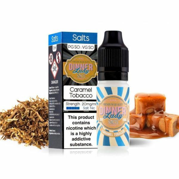سالت دینرلیدی تنباکو کارامل 10 میل Dinner Lady Caramel Tobacco