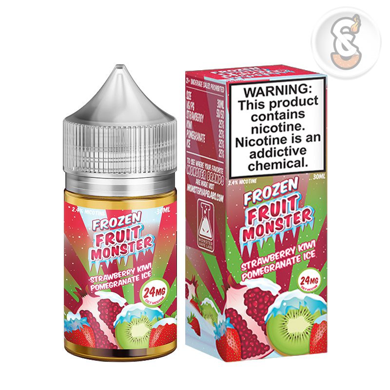 جویس سالت مانستر توتفرنگی کیوی و انار یخ Monster Salt Strawberry Kiwi Pomegranate - ویپ اسموک سنتر