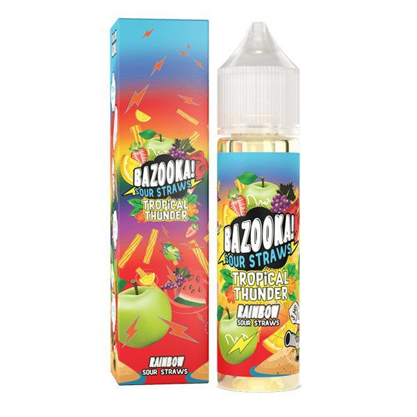جویس چند میوه بازوکا BAZOOKA Rainbow Sour Straws