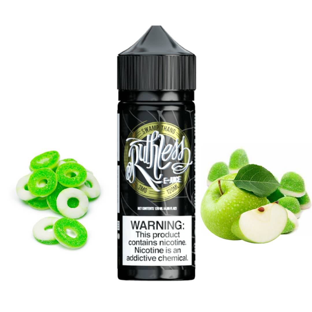 RUTHLESS SWAMP THANG ON ICE JUICE 120ml جویس روتلس سیب سبز RUTHLESS SWAMP THANG ON ICE 120ml