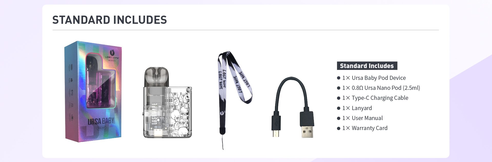 پاد لاست ویپ اورسا بیبی LOST VAPE URSA BABY POD KIT