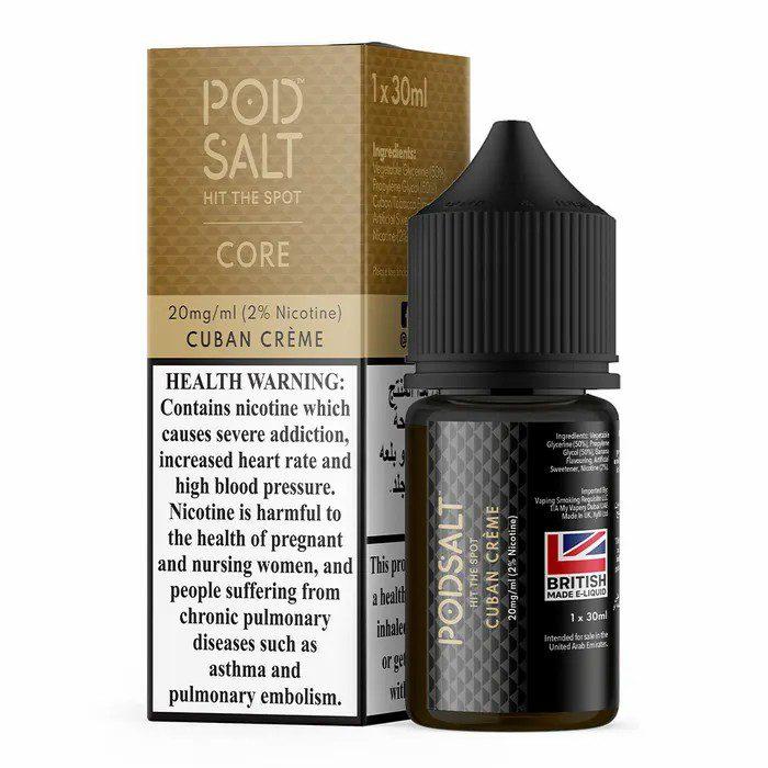 جویس سالت پاد سالت سیگار برگ کوبایی وانیل Pod Salt Cuban Creme 30ml