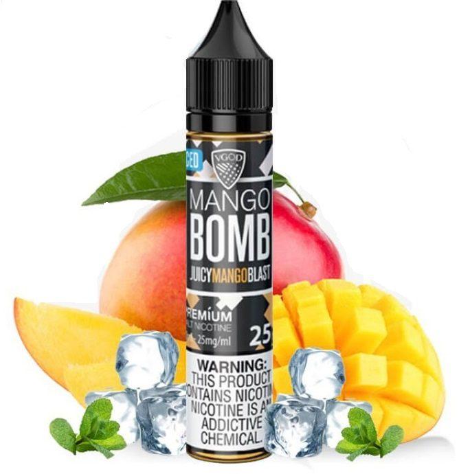 جویس سالت ویگاد بمب انبه یخ VGOD MANGO BOMB ICE SALTNIC