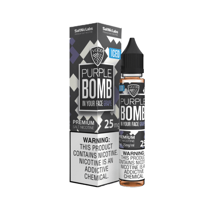 جویس سالت ویگاد بمب انگور یخ VGOD PURPLE BOMB ICE SALTNIC