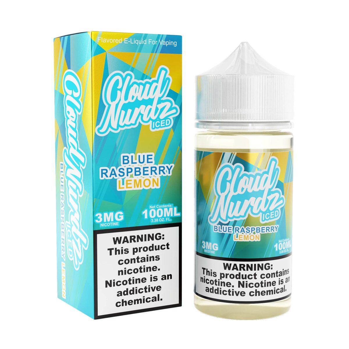 جویس کلود نوردز بلوبری و لیمو یخ Cloud Nurdz Blue Raspberry Lemon Iced 100ml