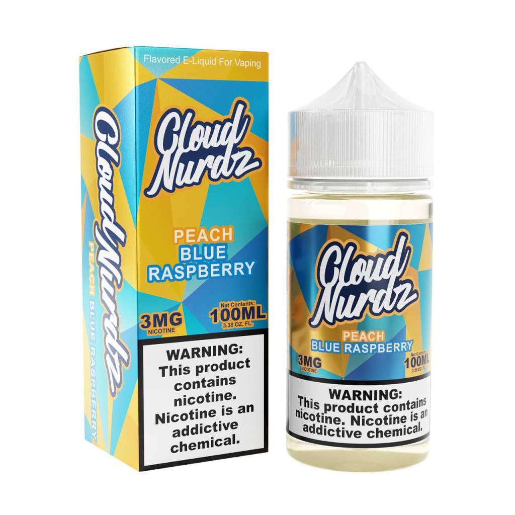 جویس کلودنوردز هلو و بلوبری Cloud Nurdz Peach Blue Raspberry 100ml