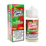 جویس کلودنوردز هندوانه توتفرنگی Cloud Nurdz Sour Watermelon Strawberry 100ml