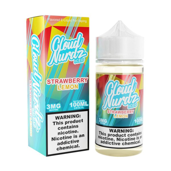 جویس کلود نوردز توتفرنگی و لیمو یخ Cloud Nurdz Strawberry Lemon iced 100ml