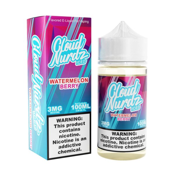 جویس کلود نوردز هندوانه توتفرنگی یخ Cloud Nurdz Watermelon Berry 100ml