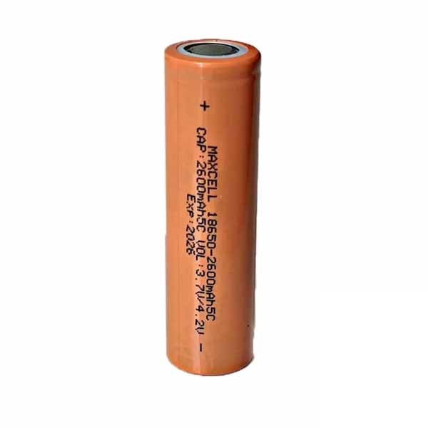 باتری 18650 مکسل 2600 میلی آمپر MAXCELL 18650 2600mAh