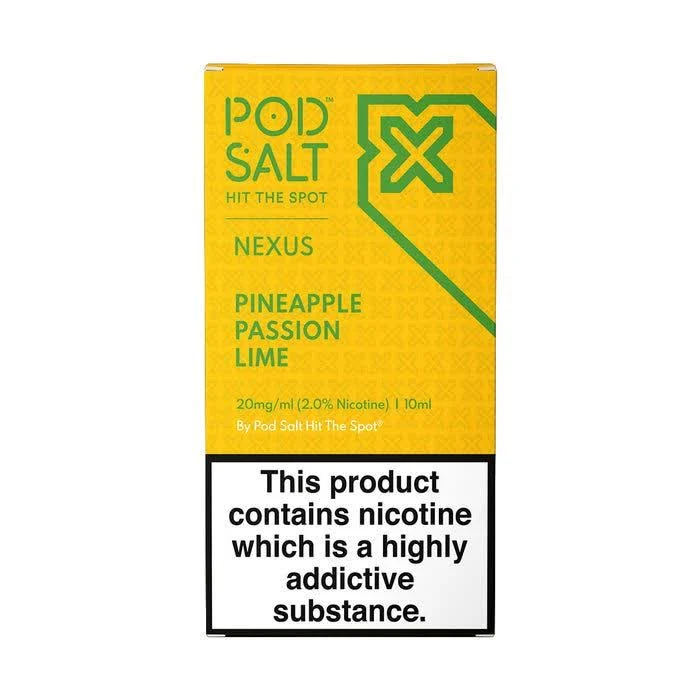 سالت پادسالت آناناس پشن فروت لیمو Pod Salt Pineapple Passion Lime 30ml