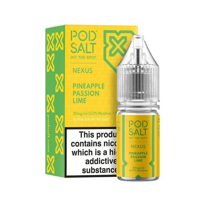 سالت پادسالت آناناس پشن فروت لیمو Pod Salt Pineapple Passion Lime 30ml