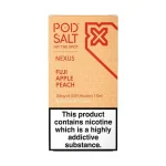 سالت پادسالت سیب فوجی و هلو Pod Salt Nexus Fuji Apple Peach 30ml