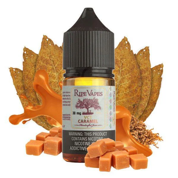 سالت رایپ ویپز وی سی تی کارامل Ripe Vapes VCT Caramel
