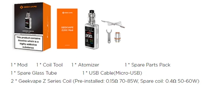 ویپ گیک ویپ زد 200 GEEK VAPE Z200 200W