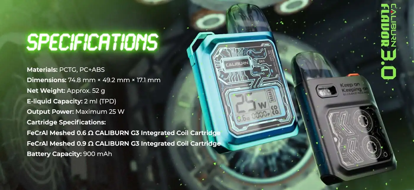 پاد یوول کالیبرن جی کی 3 UWELL CALIBURN GK3 25W